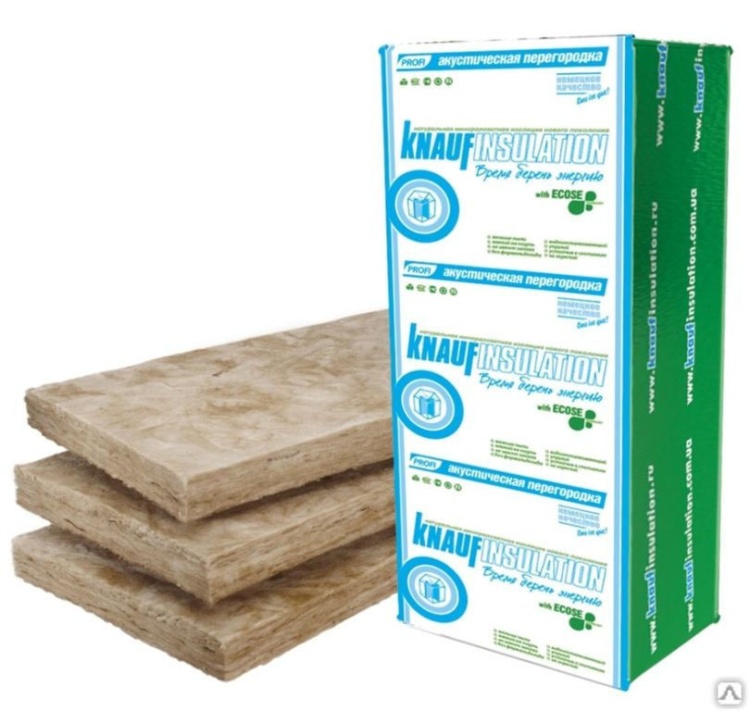 Утеплитель Кнауф Инсулейшн акустическая перергородка (проф) 7500х610х50 мм 4шт. уп