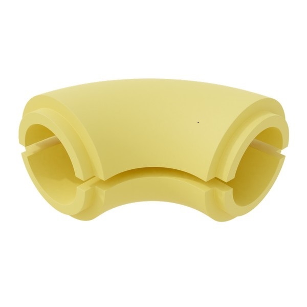 Отвод 90 градусов ППУ 108x50 мм без покрытия