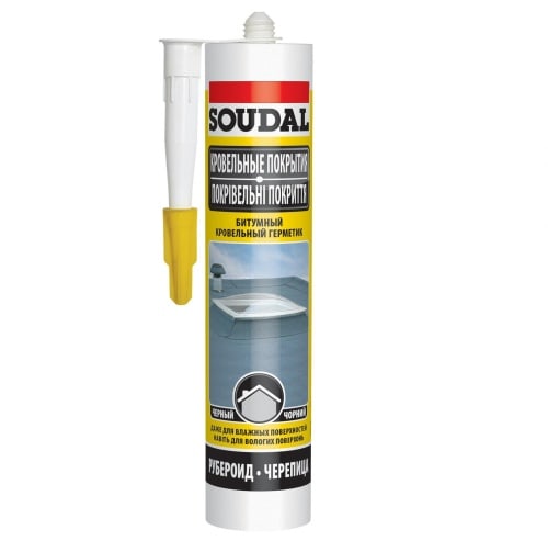 Герметик битумный кровельный Soudal, 280мл