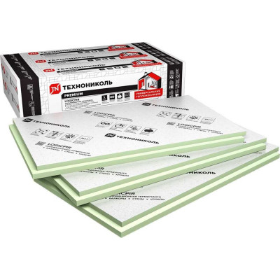 Плита теплоизоляционная LOGICPIR PROF Ф/Ф 2235х1185х40 мм, 10 шт. уп