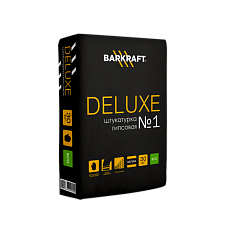 BARKRAFT Штукатурка DELUXE гипсовая ручного нанесения, 30 кг/45шт